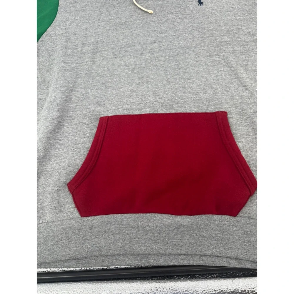 Polo Ralph Lauren Colorblock Hoodie Mens XXL Primary Colors Logo Pullover
